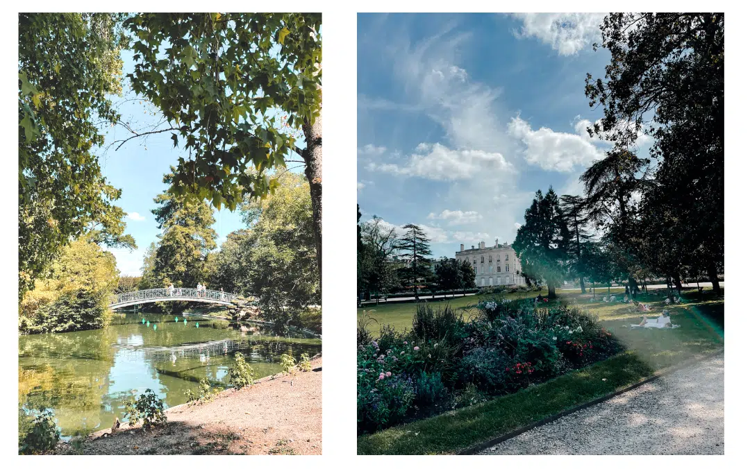Some photos from an afternoon walk in Les Jardins Publiques - one of the nicest parks to visit in Bordeaux 