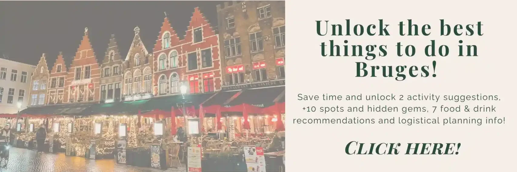 Unlock the best things to do in Bruges 